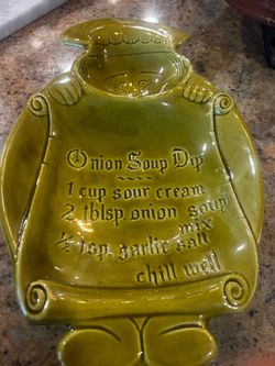 Vintage California pottery dish