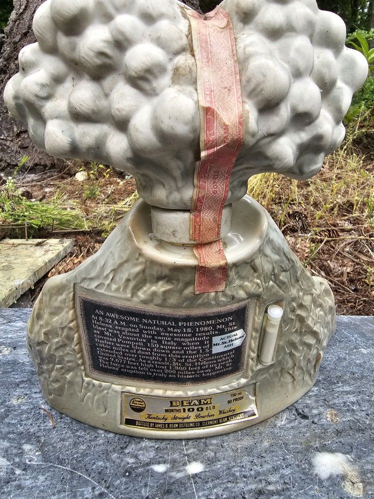 Jim Beam Mount St. Helens Bottle 