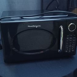 NEW MICROWAVE NOSTALGIA BLACK SILVER