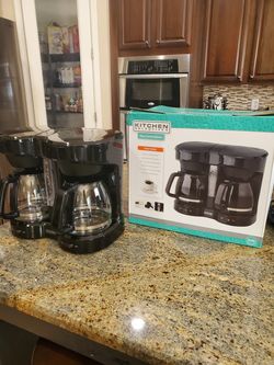 KITCHEN SELECTIVES DUAL COFFEE MAKER MACHINE