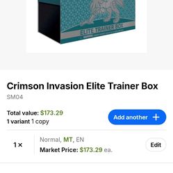 Pokemon - Crimson Invasion Elite Trainer Box
