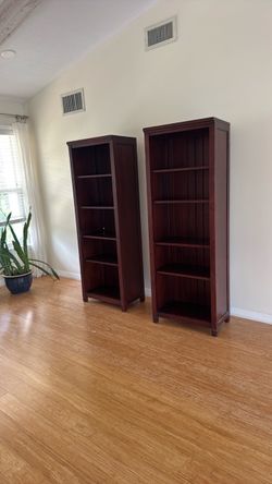 Two bookshelves