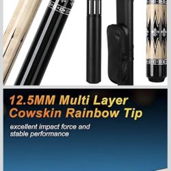 Cue stick 20oz with extension/bag 