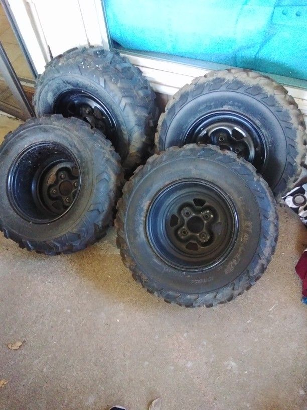 Atv Tires/rims 4 Wheeler.
