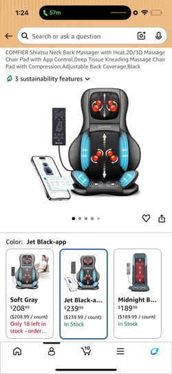 Massage chair pad