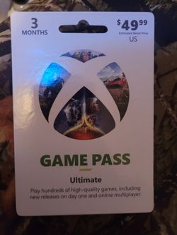 3 Months Xbox Game Pass