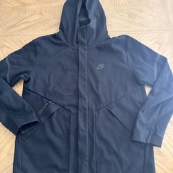 Nike Hoodie Men Navy Blue Tech Fleece Windrunner Full Zip Up Jacket Sweater