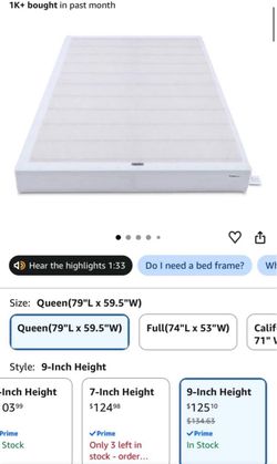 QUEEN BOX SPRING- Good condition!
