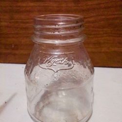 Vintage Glass Wyeth 3 Oz Baby Bottle.