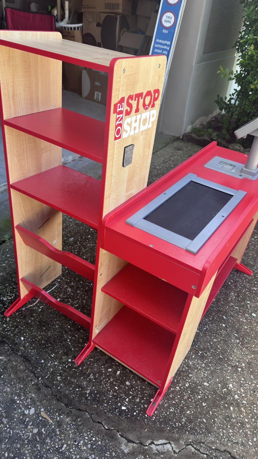 Kids Wooden "One Stop Shop" Play Market