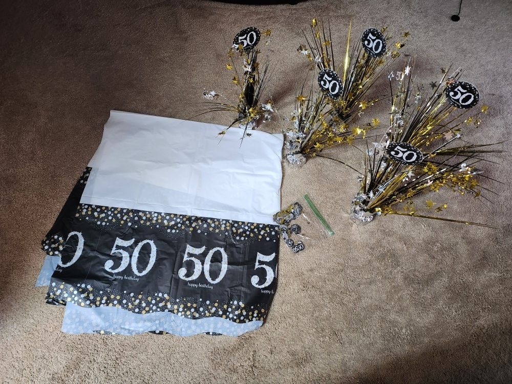 50th Birthday Party Set