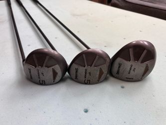 Spalding Ascent² Golf Wood Set – Driver, 3 Wood & 5 Wood – Graphite Shafts RH