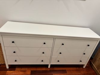 White 6 drawer dresser