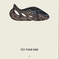 Adidas Yeezy Foam RNNR MX Cinder