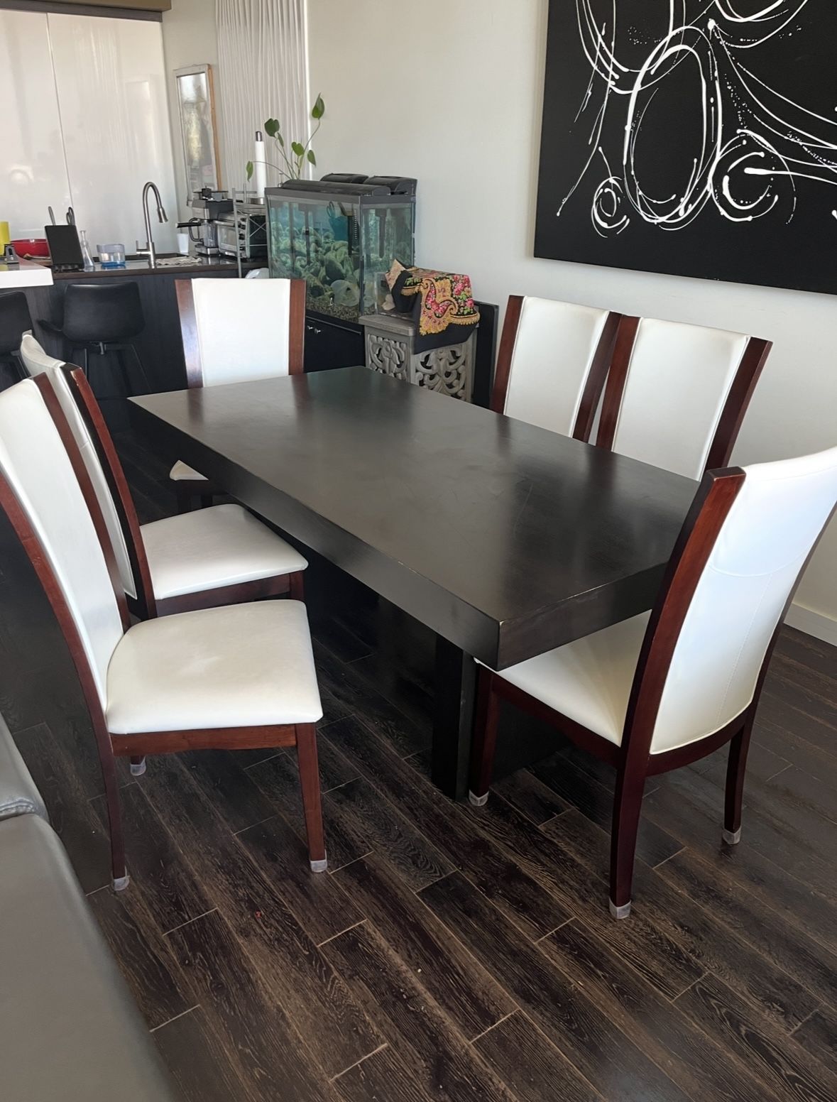 Modern Dining Table With 6 Chairs
