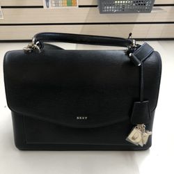 DKNY Leather Satchel Bag & Wallet 