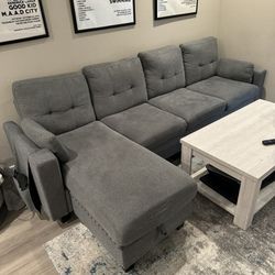 Honbay Reversible Sectional Couch 