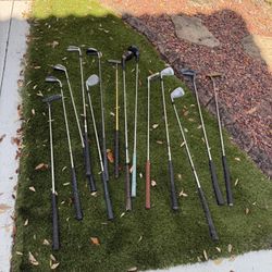 Assorted Golf Clubs 