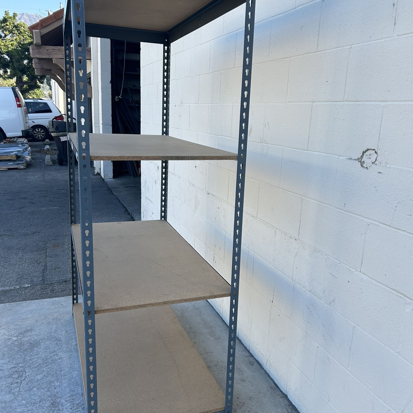 Used! Used! Used! Shelving 48 in W x 24 in D Industrial Boltless Warehouse Garage Office Storage Shed Racks Delivery Available