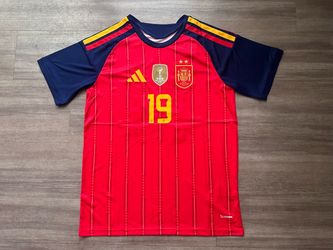 Spain home Jersey Lamine Yamal 2026 World Cup champions