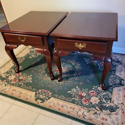 2 Drawered End Tables