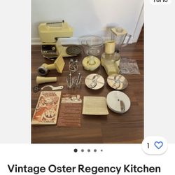 Vintage Oster All In One Kitchen Center