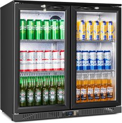 Beverage Refrigerator, 35.42 W Inch 7.4 Cu.Ft Drink Fridge