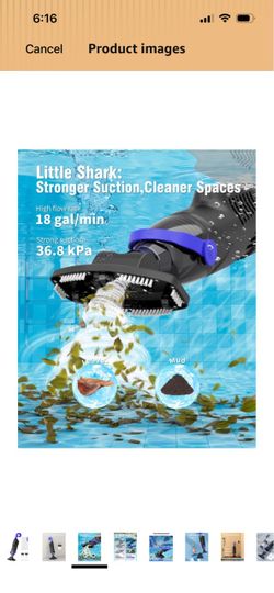 CORDLESS POOL VACCUM