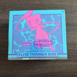 Fusion Strike Pokemon Center ETB
