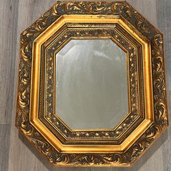 Vintage Antique Gold Mirror 