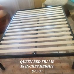 Queen bed frame