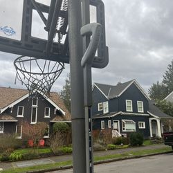 Used - Height Adjustable Baskeball Hoop - FREE
