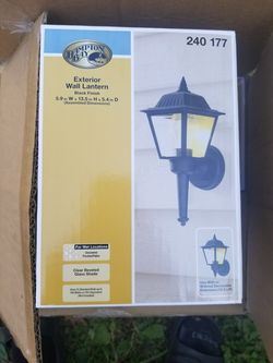 Exterior wall lanterns