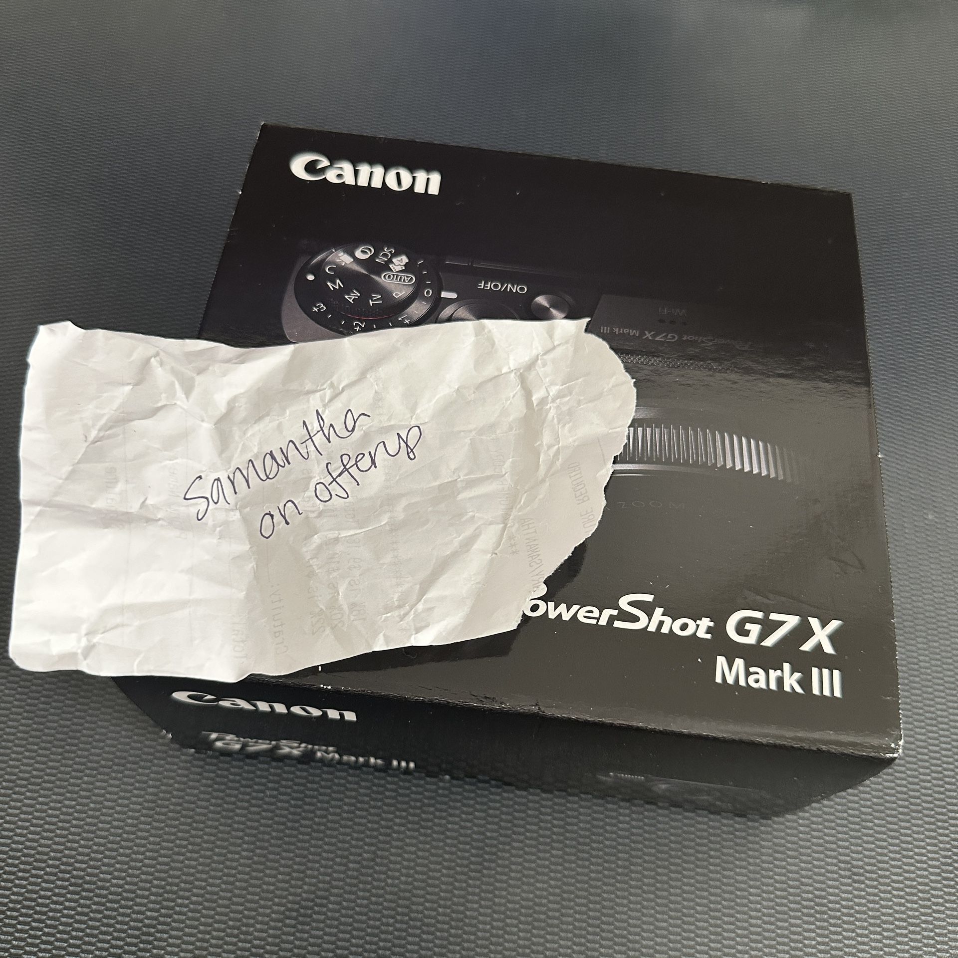 Canon G7x Mark iii Brand New