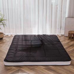 New King Size Futon Mattress, Thick and Foldable