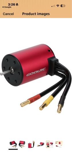 GoolRC S3(contact info removed)KV Sensorless Brushless Motor for 1/10 RC Car