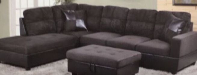 sectional with ottoman