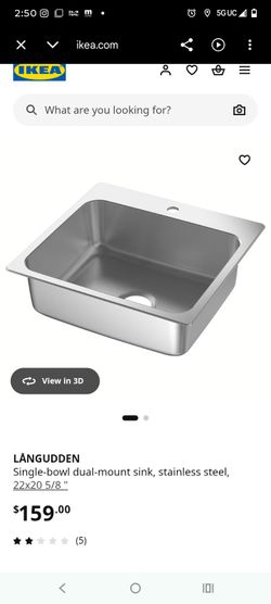 New Ikea sink