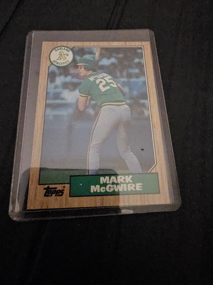 1987 Topps Rookie Mark Mcguire