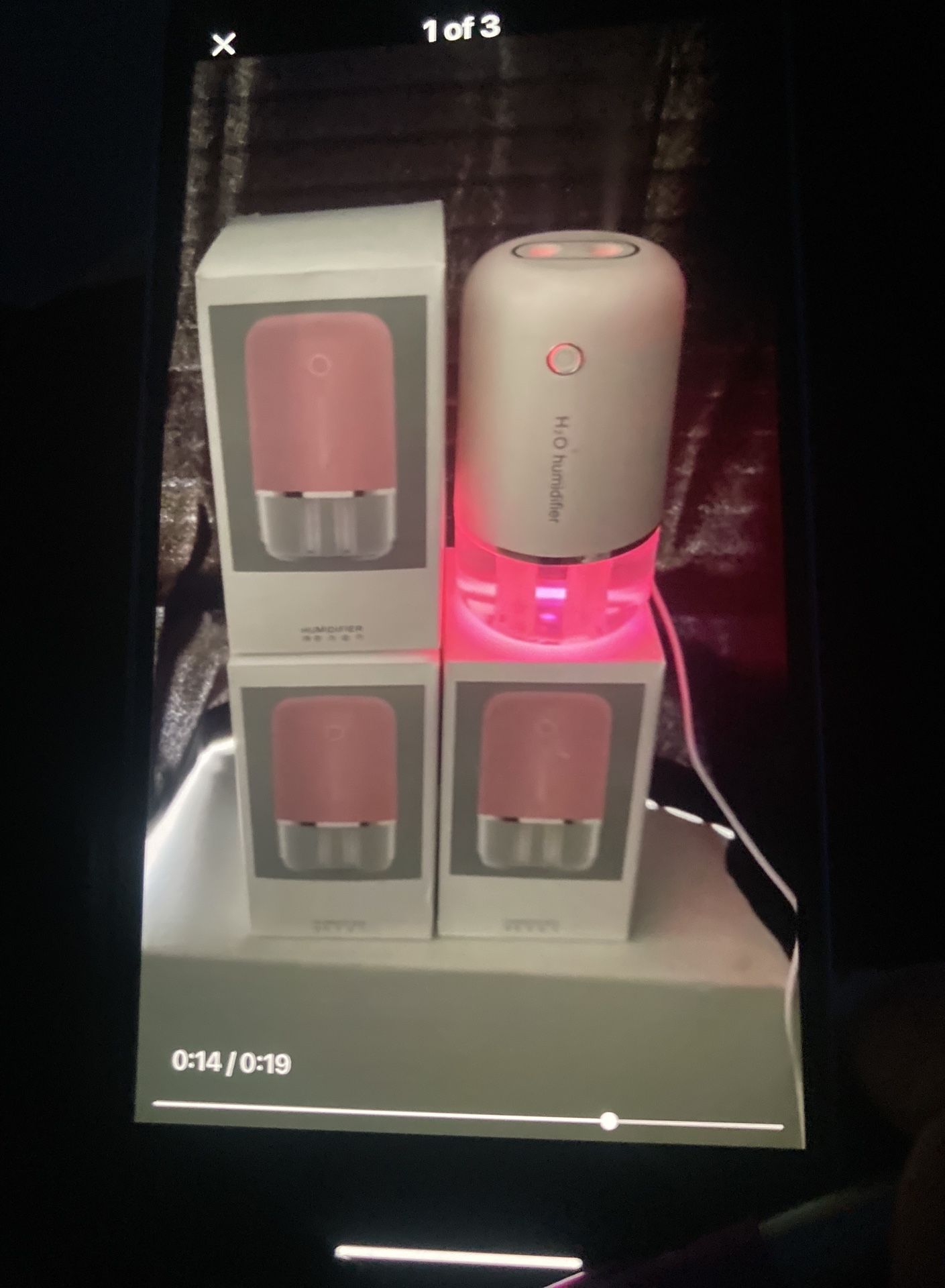 H20 humidifier Led Light 💡