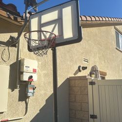 basketball hoop with wheels 