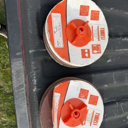 Fandeli 7”x7/8” 80 Grit Sanding Discs