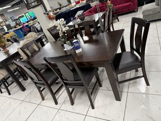 7pc Dining Set 🤎 Financing Available 🤎 No credit Needed