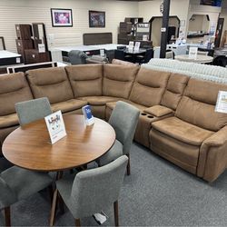 Simms Power Recliner Sectional. 🚚WE DELIVER🚚