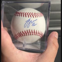 Signed Baseball (Jung hoo Lee,Logan Webb, Pablo Sandoval 
