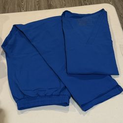 Figs Royal Blue Medium Petite Yola Jogger with Medium Casma