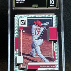 2022 Donruss 🔥 Shohei Ohtani 🔥 Liberty Parallel GMA 10 💎 Mint - Angels / Los Angeles Dodgers 