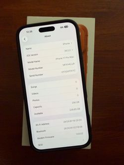 iPhone 17 pro max 256gb unlock