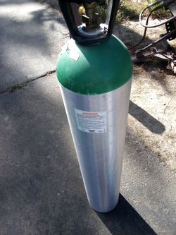50 lb aluminum CO2 tank