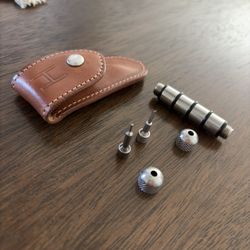 Luxury Watch Spring Bar Tool Set With  Leather Case